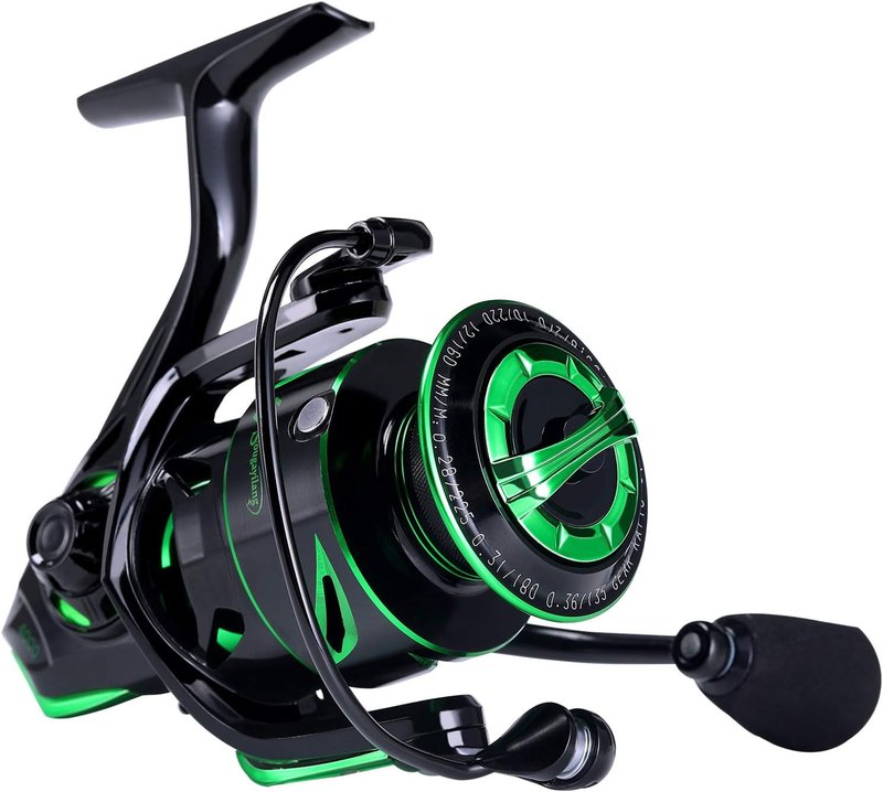 Sougayilang Fishing Reels | Lightweight Saltwater Spinning Reel - 39.5 LB Carbon Fiber Drag, 12+1 BB Smooth Performance