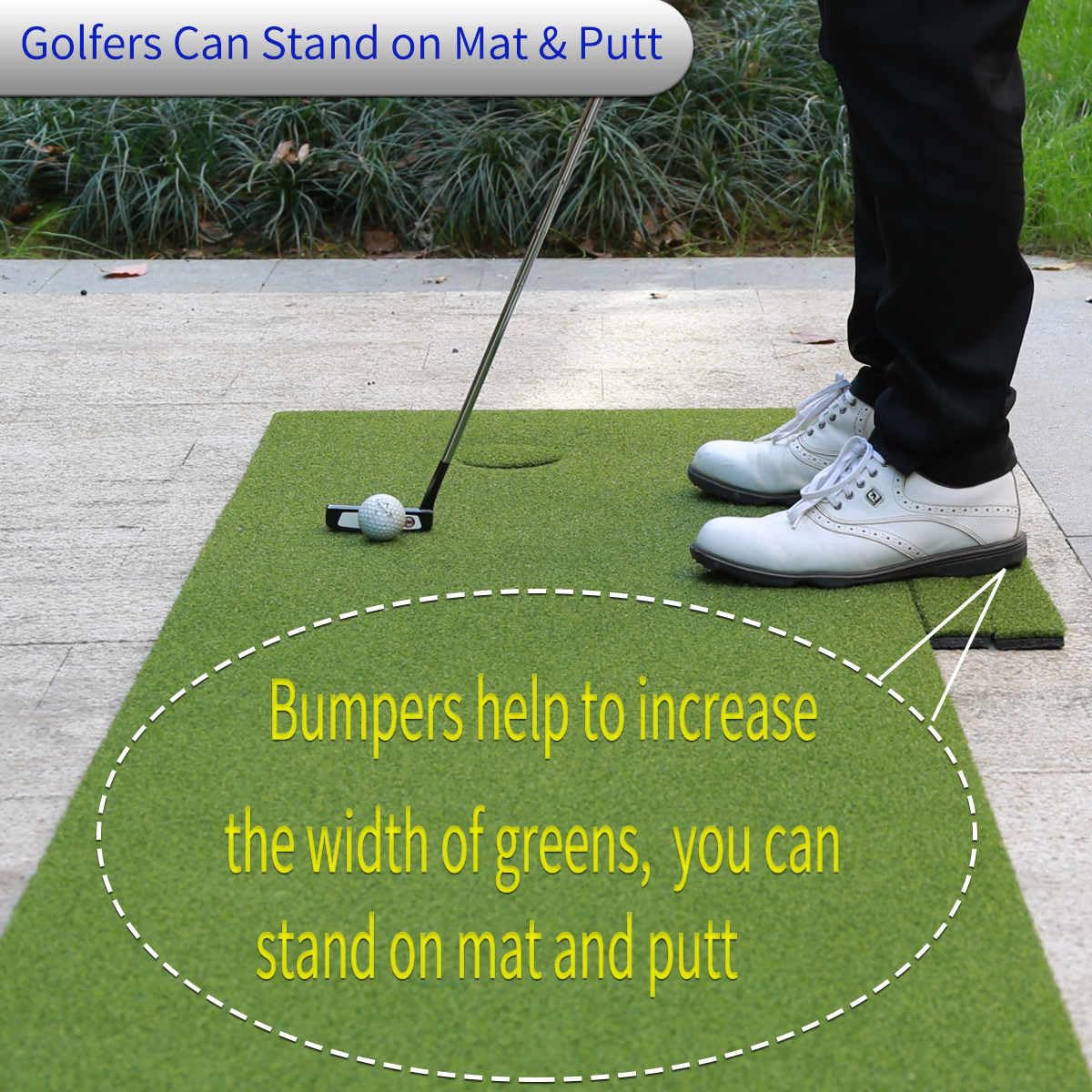 STORZON Putting Green Outdoor for Golf Practice Putting Matt for Indoors 2'X9'