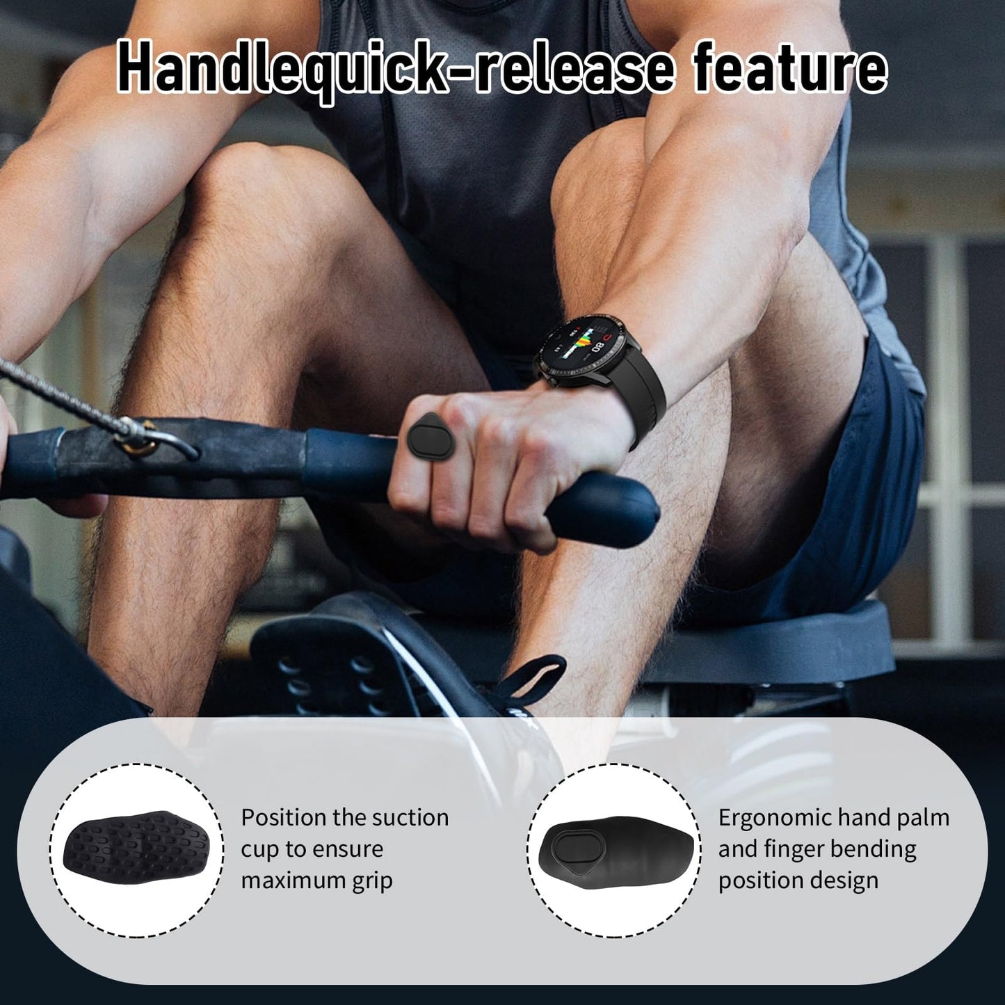 LinzdGem Workout Gloves for Women and Men, Non-Slip Workout Grips for Crossfit Training and Weight Lifting,Hand Grips for Strength Training