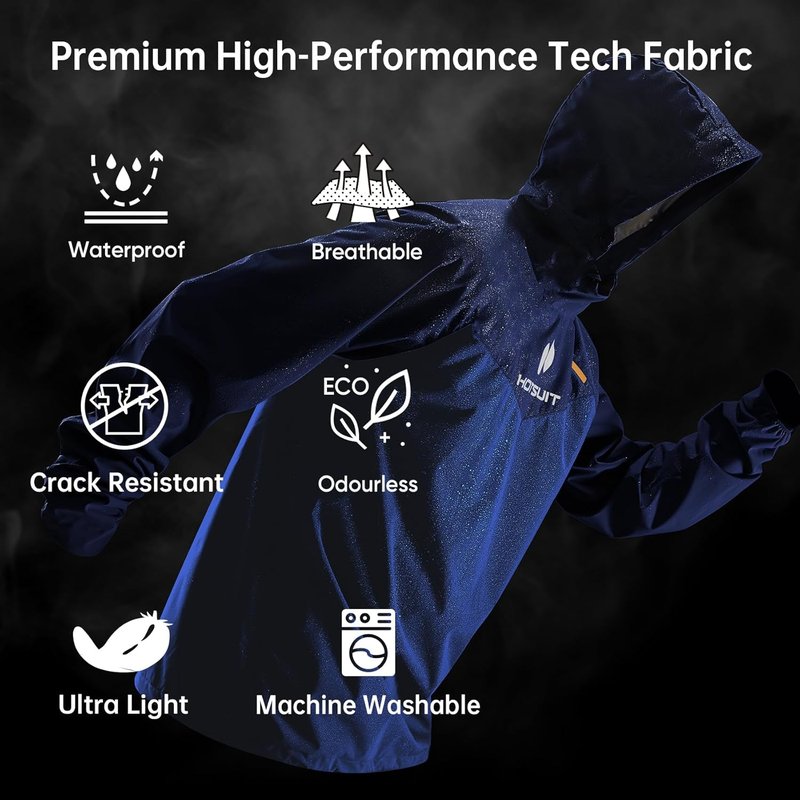 Sauna Suit for Men - HOTSUIT Sweat Jacket & Pants for Gym Workouts | Lightweight, Comfortable Fit