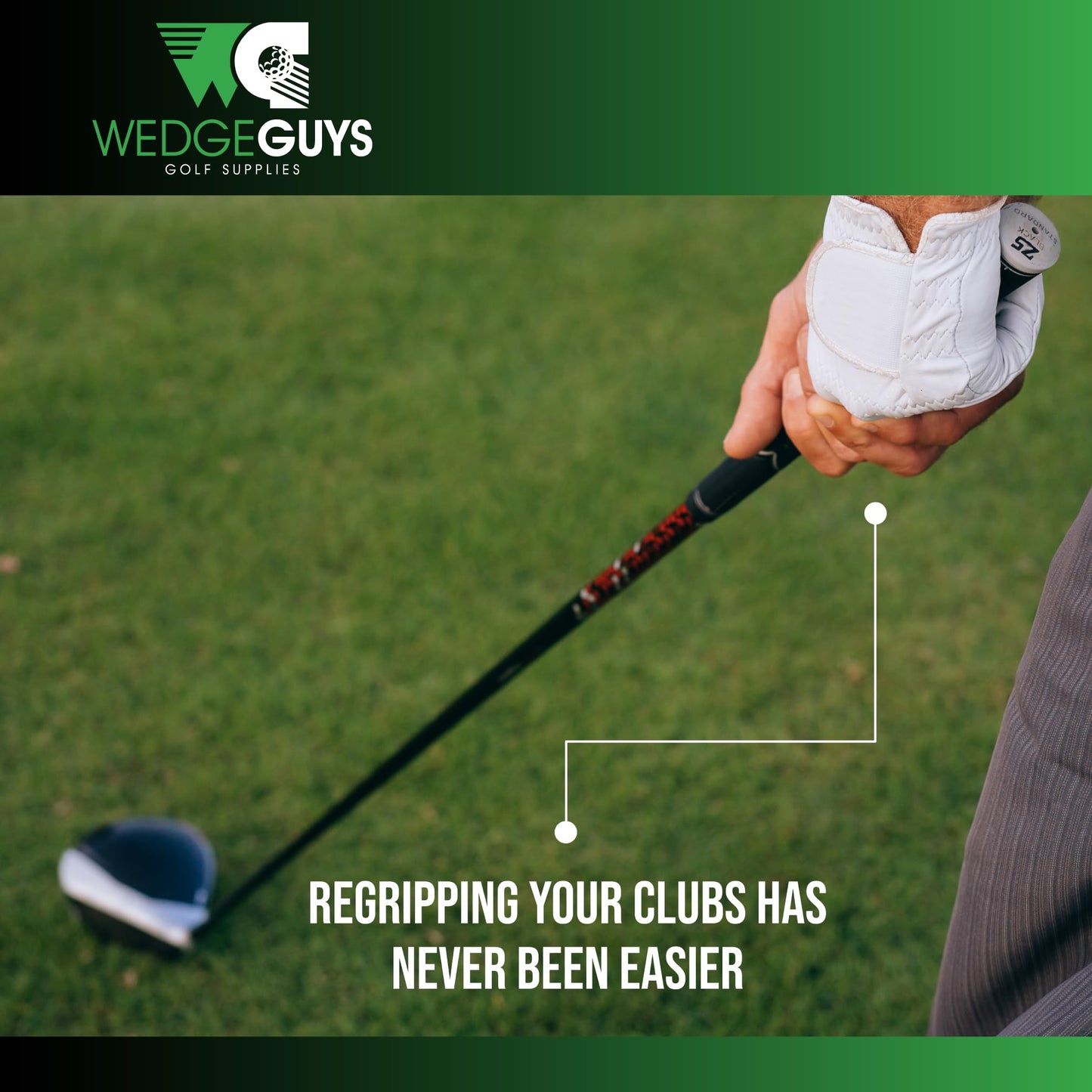 Wedge Guys Golf Grip Kits for Regripping Golf Clubs - Professional Quality - Options Include Hook Blade, 15 or 30 Grip Tape Strips, 5 or 8 oz Grip Solvent & Rubber Vise Clamp