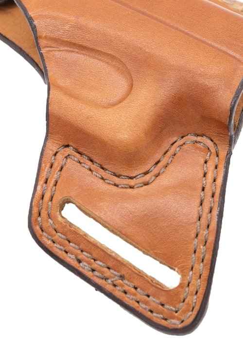 BIANCHI 5 Black Widow Belt Slide Holster, Fits H-K USP Compact, Tan, Right Hand