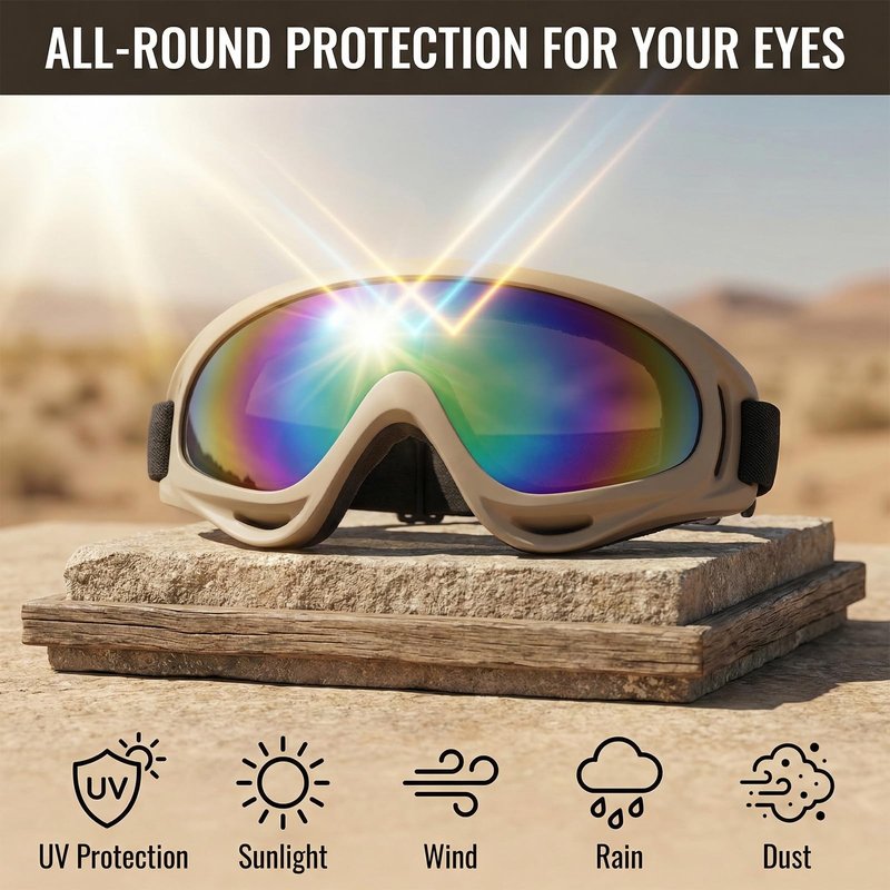 Yzpacc Airsoft Mask with Goggles, Foldable Half Face Airsoft Mesh Mask with Ear Protection for Paintball Shooting Cosplay CS Game