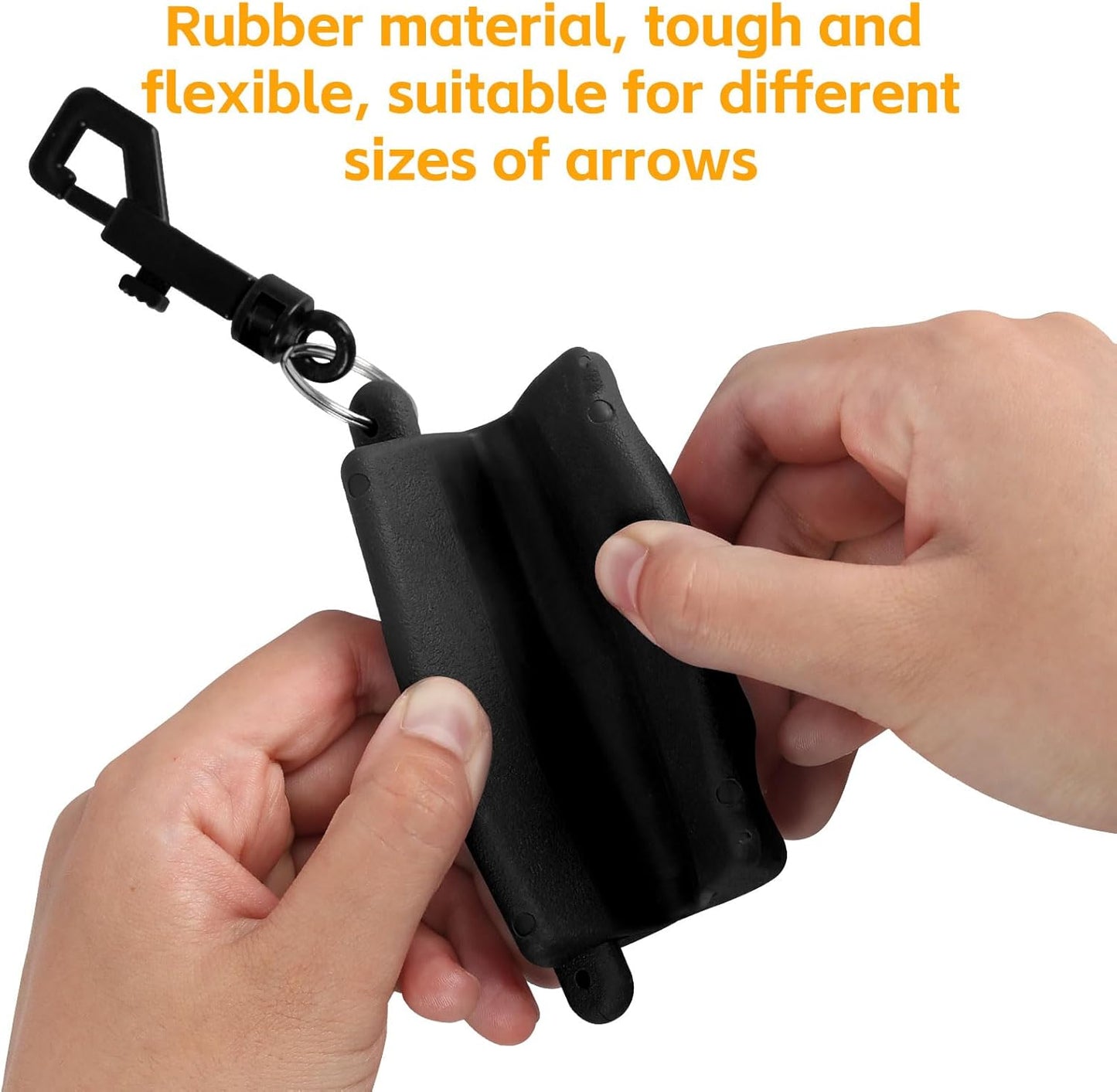 Archery Arrow Puller Tool - Rubber Gripper with Belt Clip for Easy Target Removal | Hand Saver for Practice Shooting