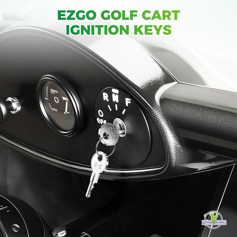 Panglong EZGO Golf Cart Keys 25PCS, EZGO Ignition Golf Cart Key, Fit 1981-UP EZGO TXT RXV Golf Cart, OEM 17063-G01
