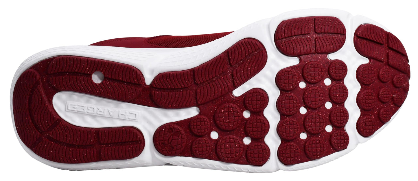 Under Armour Mens Charged Assert 10 Cardinal/Cardinal/White 13 Medium