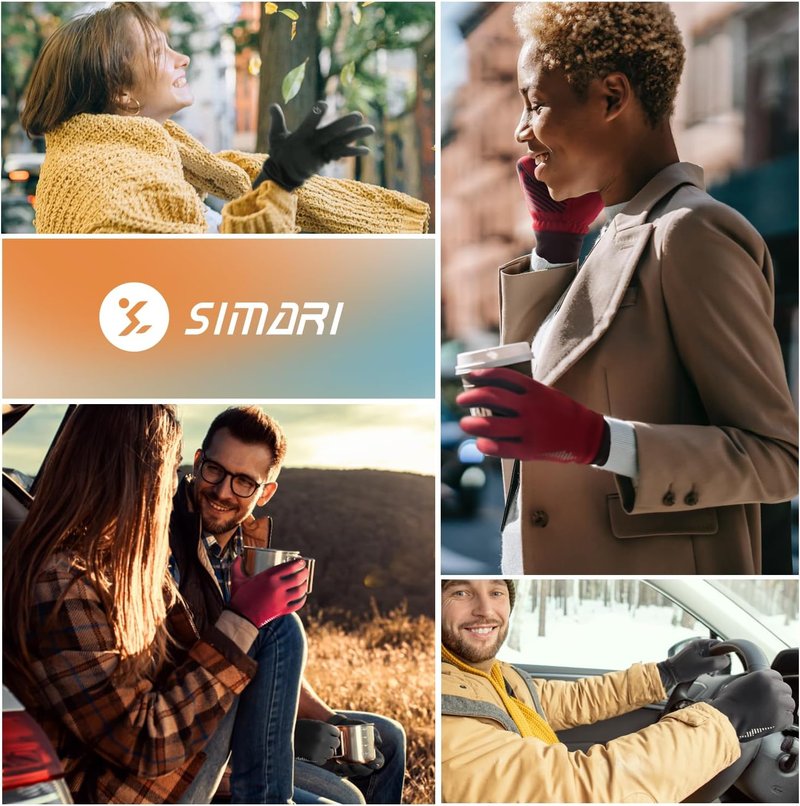 Winter Ski Gloves for Men & Women - Thermal Touch Screen Liner for Running, Cycling, Hiking | Warm & Versatile