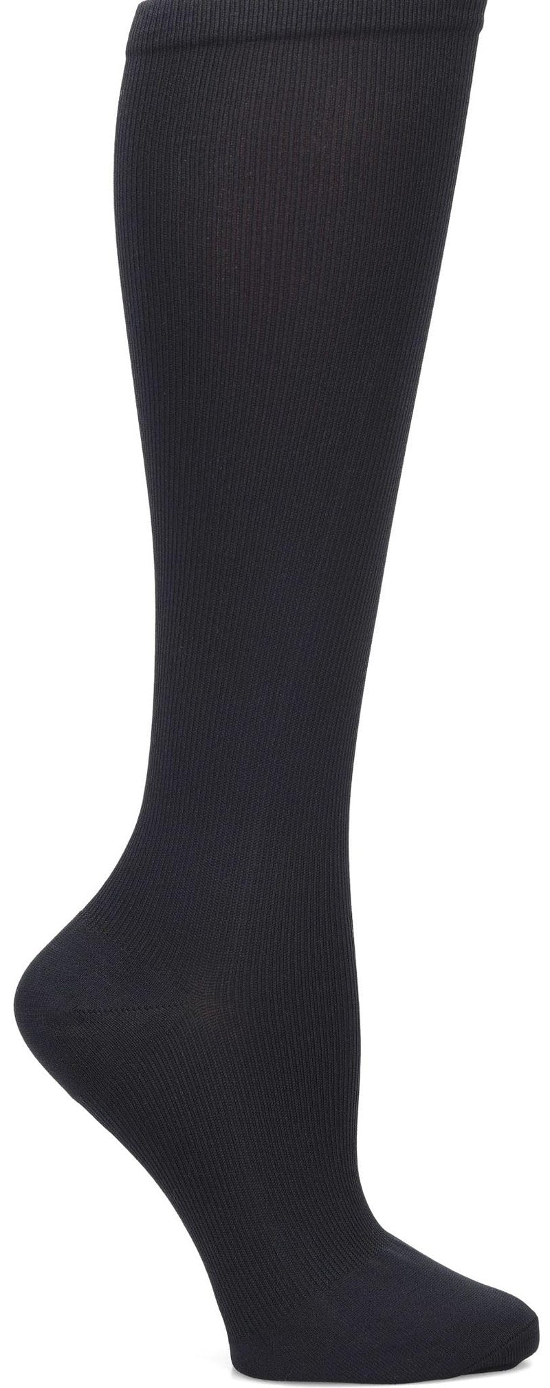 Nurse Mates Women's Calf Socks | 12-14 mmHg Compression | Superior Support & Comfort | 1 Pair | Black