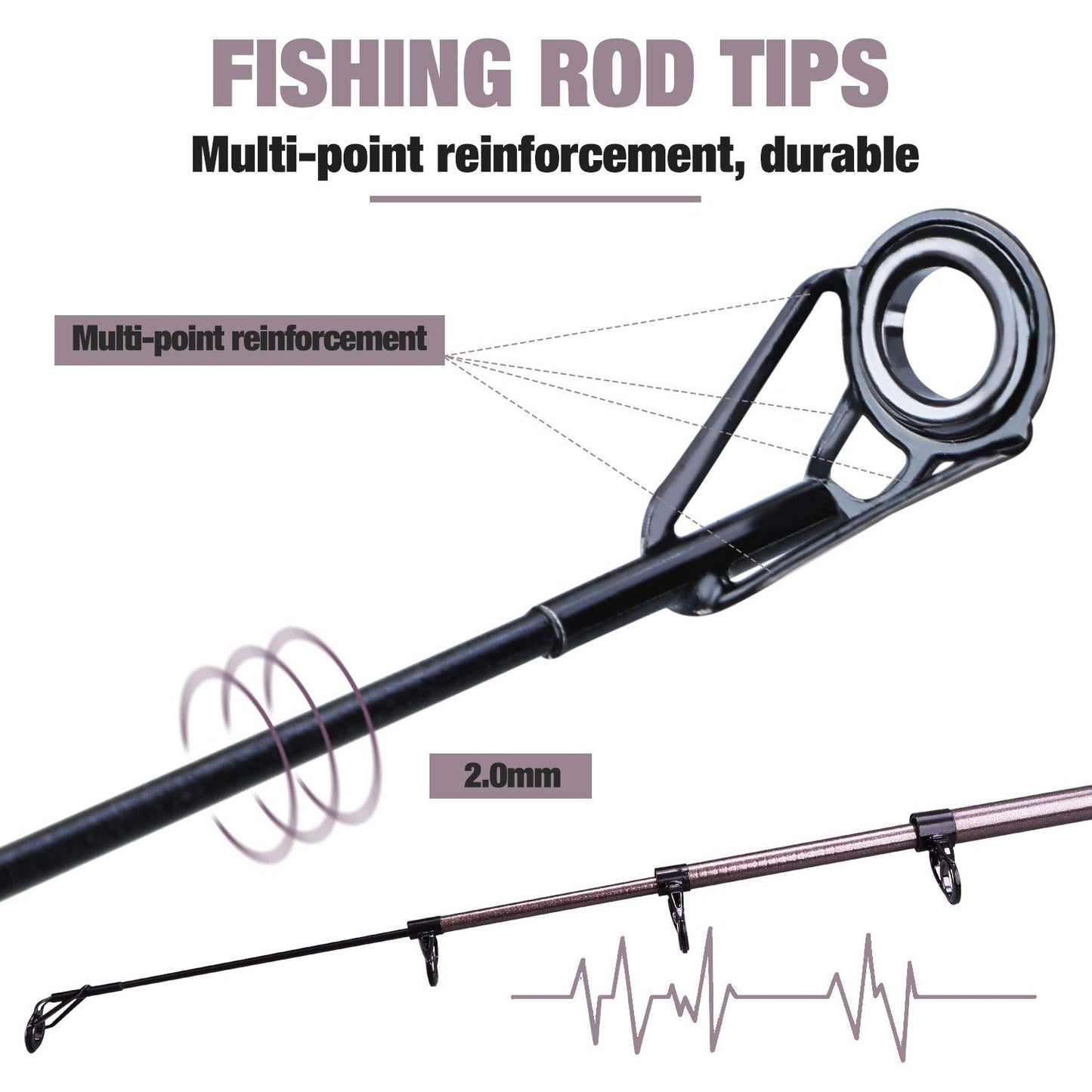 Sougayilang Fishing Rod Telescopic Fishing Rod Portable- 24 Ton Carbon Fiber,CNC Machined Reel Seat, Comfortable EVA Handle, Travel Fishing Pole for Bass Trout Fishing(Silver,1.8m/5.9ft)
