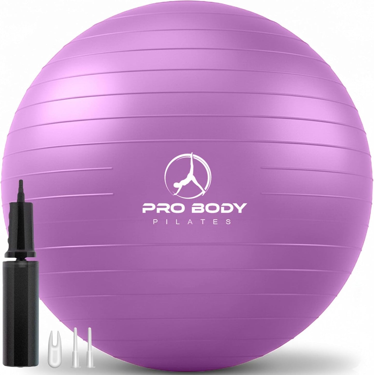 ProBody Pilates Exercise Ball - Gym-Grade Balance Ball for Fitness, Yoga, & Therapy | Multiple Sizes Available