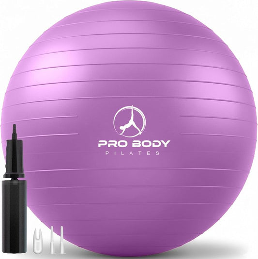 ProBody Pilates Exercise Ball - Gym-Grade Balance Ball for Fitness, Yoga, & Therapy | Multiple Sizes Available