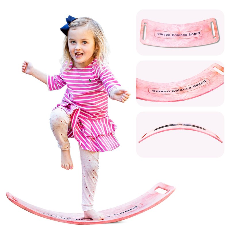 Platports Sensory Balance Board for Kids – ADHD Focus, Calm & Motor Skill Development | Indoor Montessori Play | Durable Non-Wood Wobble Board