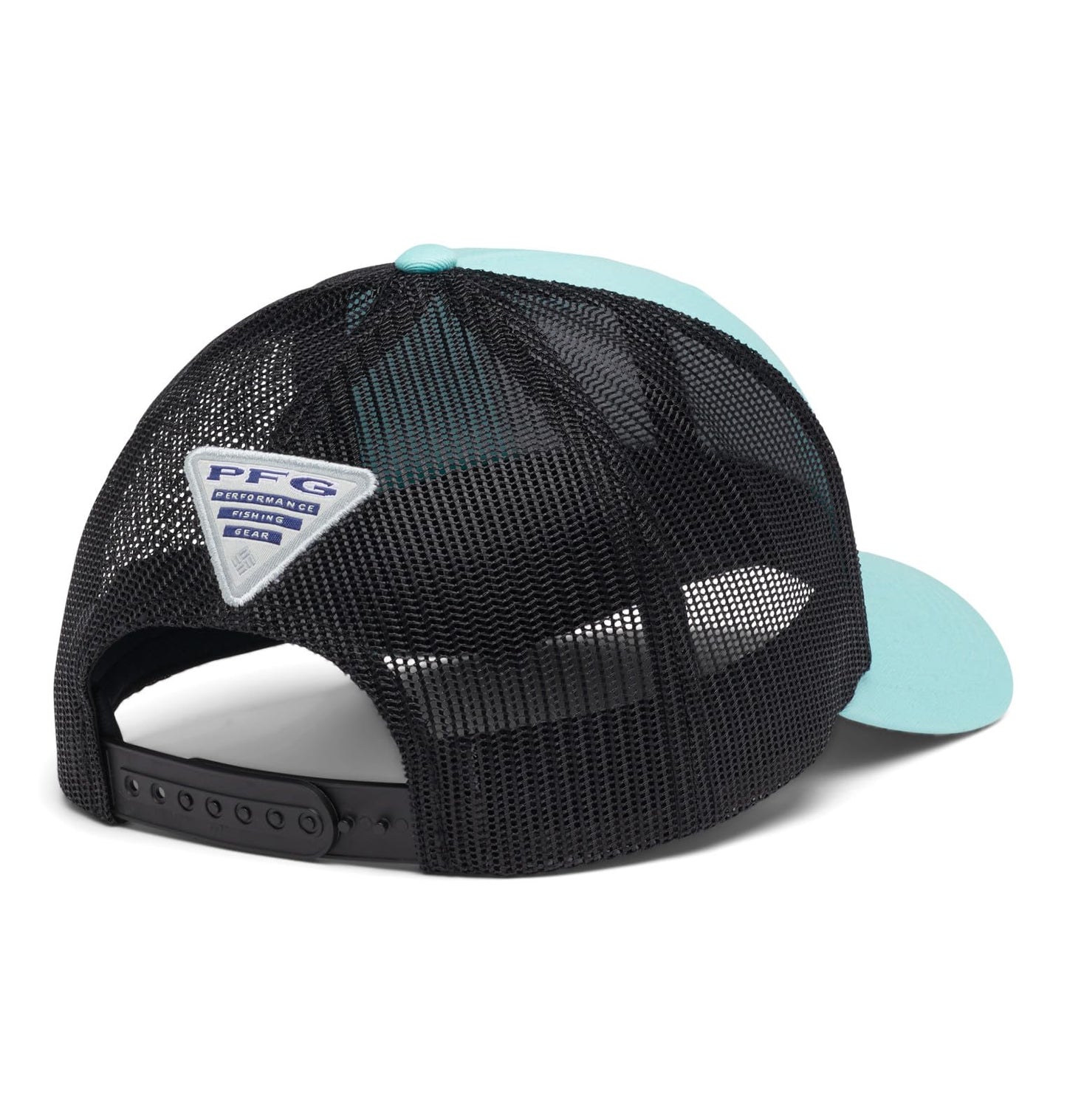 Columbia Unisex PFG Fish Flag Mesh Snap Back - High, Gulf Stream/Black, One Size