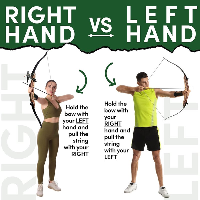 Recurve Bow and Arrow Set for Adults & Teens - 62" | 15-60lb Draw Weight, Right & Left Handed, Complete Archery Kit