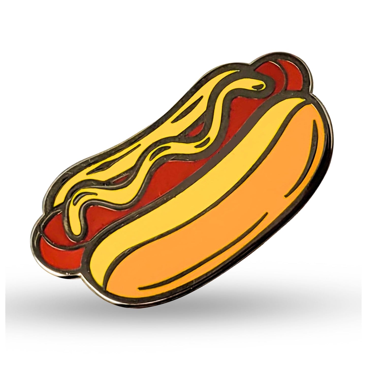 Hot Dog Golf Ball Marker- Made in USA - Funny Metal Hotdog Ball Marker