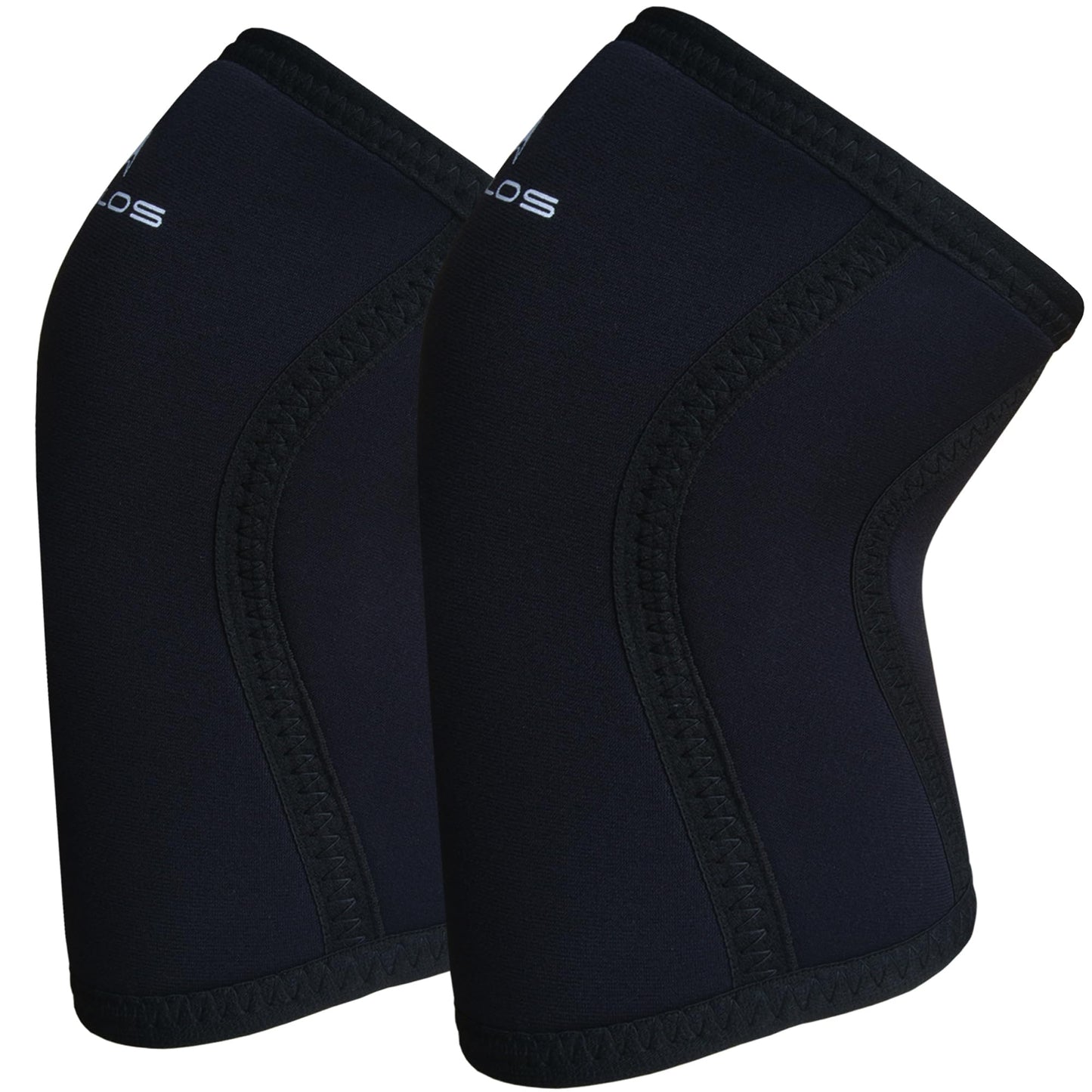 AEOLOS Knee Sleeves (1 Pair)，7mm Compression Knee Braces for Heavy-Lifting,Squats,Gym and Other Sports(Small,22Black4)