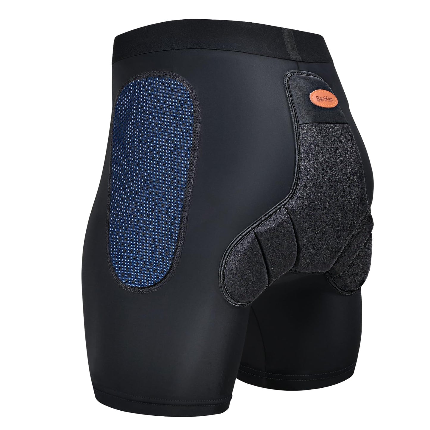 BenKen 3D Hip Protection Eva Butt Pads Protective Padded Shorts for HIPS Tailbone & Butt, Padded Shorts for Skiing Skating Snowboarding Skateboarding (M)