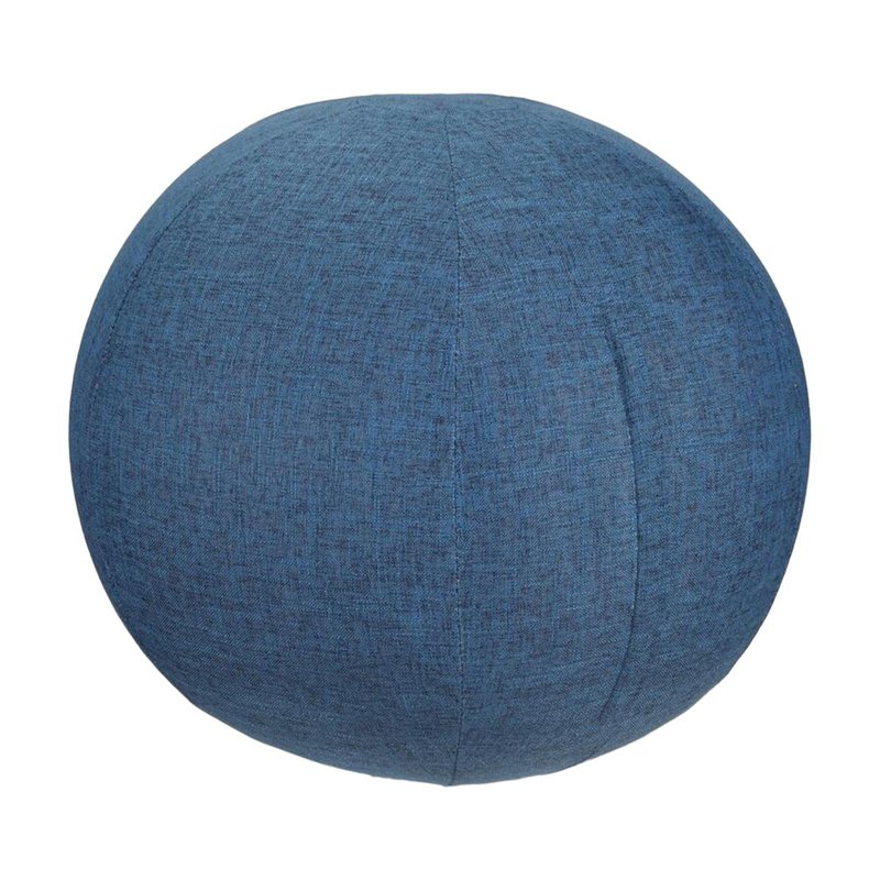 B Baosity Balance Ball Cover, Exercise Ball Cover, Sitting Balls Cover, Yoga Ball Accessories, Foldable Lightweight Yoga Ball Cover Anti Scratch Protective Skin - Blue 55cm(Thickened)