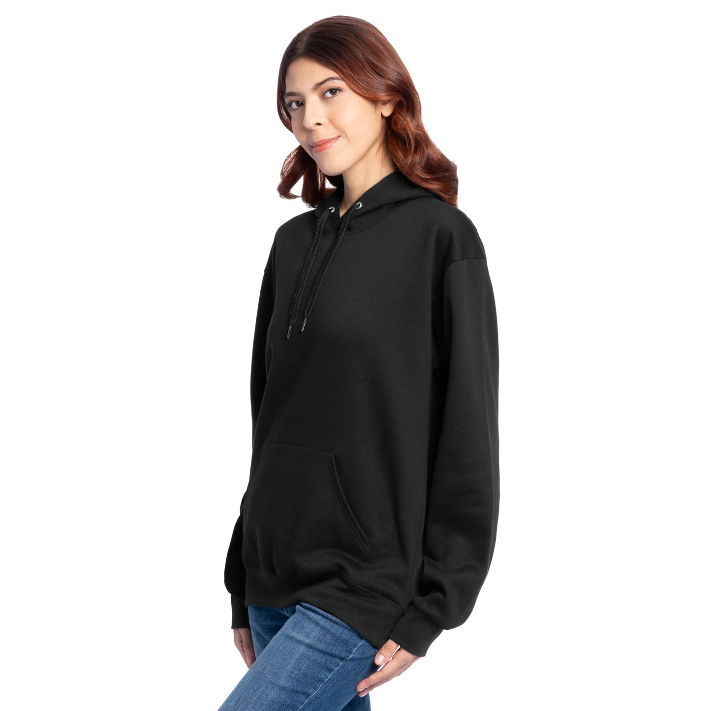 Fruit of the Loom mens Eversoft Fleece Sweatshirts & Hoodies Shirt, Pullover - Black, Large US