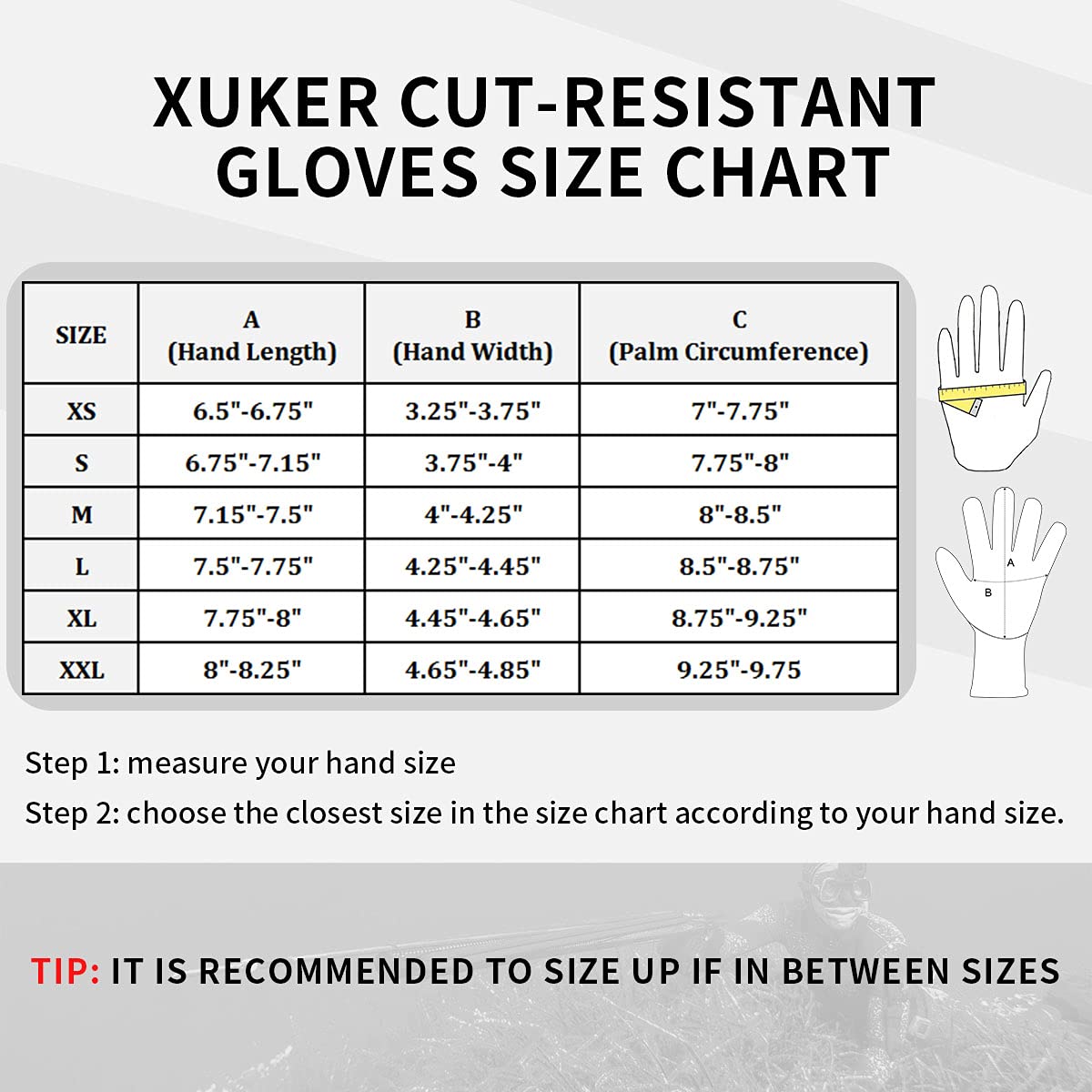 XUKER Water Gloves, 3mm & 5mm Neoprene Five Finger Warm Wetsuit Winter Gloves for Scuba Diving