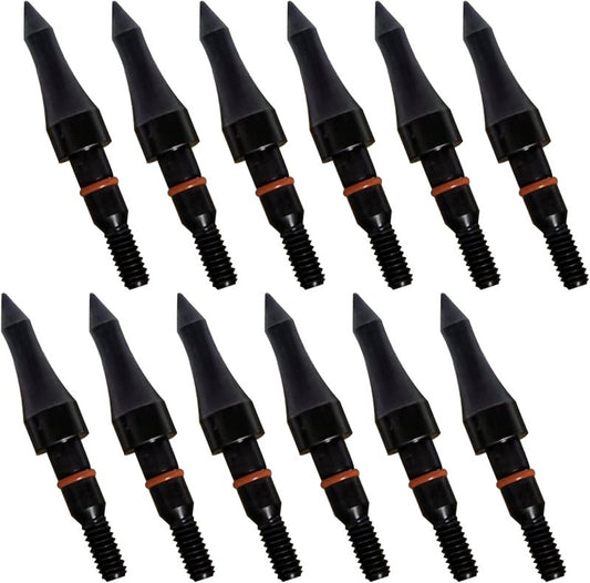 Archery Arrow Tips - 12pcs 100/125/150/200 Grain Field Points | 5/16 Inch Screw-in for Recurve & Compound Bows
