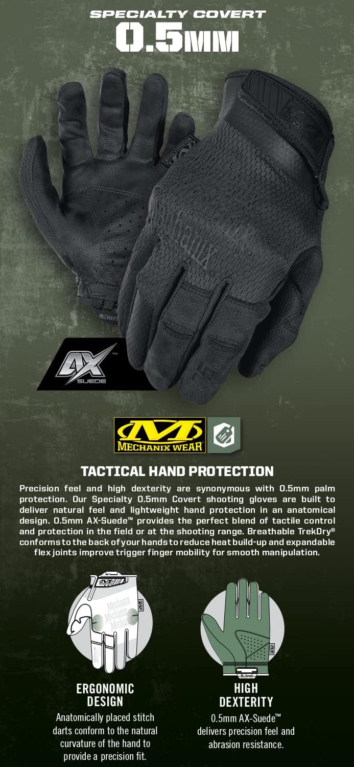 Women’s Tactical High-Dexterity Gloves - 0.5mm Mechanix Wear Design