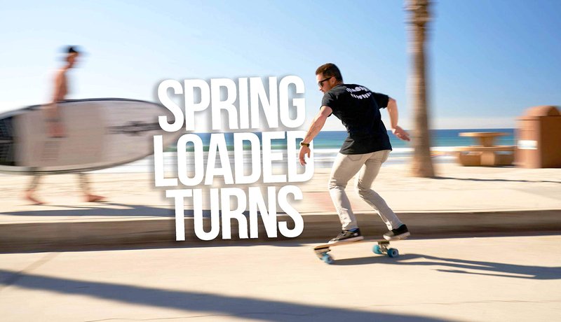 Flow Surf Skates Cruiser - 29"x10" 7-Ply North American Maple Deck, Carving Truck, Fully Assembled, Supports up to 275 lbs for Surf-Like Carving