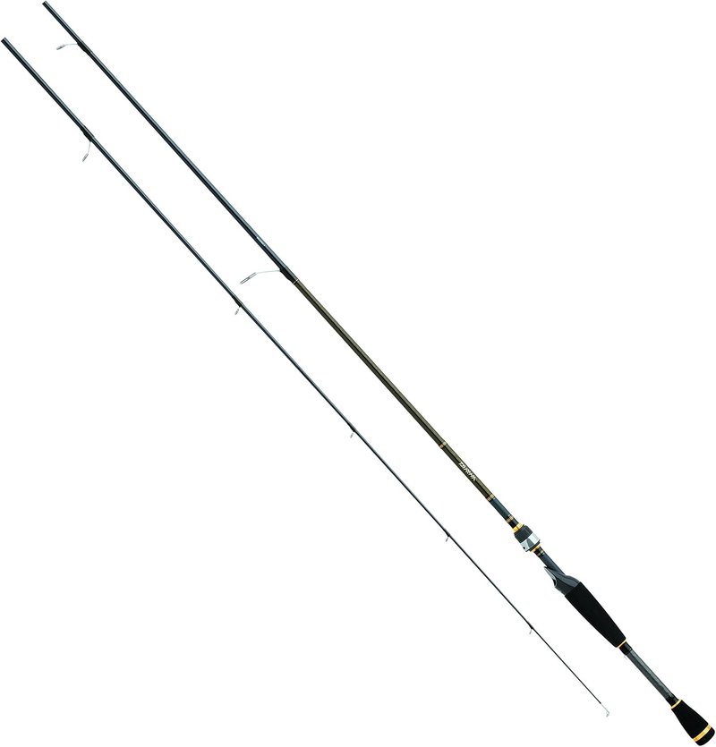 Daiwa Aird-X 6'6" Medium-Fast Spinning Rod - Lightweight Graphite | Black 2-Piece Design
