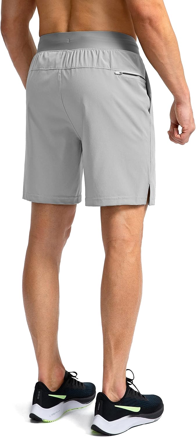 Men's Running Shorts with Zipper Pockets - Quick Dry Athletic Wear for Basketball & Gym | 9"/7"/5" Sizes