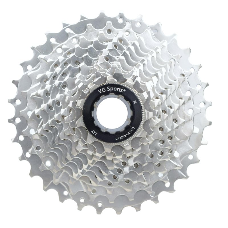 VG SPORTS 11 Speed Cassette 11-28T/11-32T/11-34T/11-36T/11-40T/11-42T/11-46T/11-50T Bicycle Cassette Fit for Mountain Bike/Road Bike Cassette Compatible with Shimano Sram