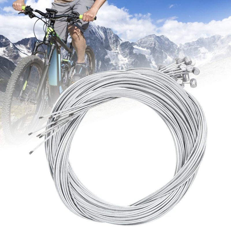 Ymiko 2.5 m Brake Cable 20 Brakes 2300 mm Cables lot Rear for Electric Bikes disc Electric Modification Accessories Metal housing Long Electric brake line Rear Wheel Cable Core Brake Line Accessories