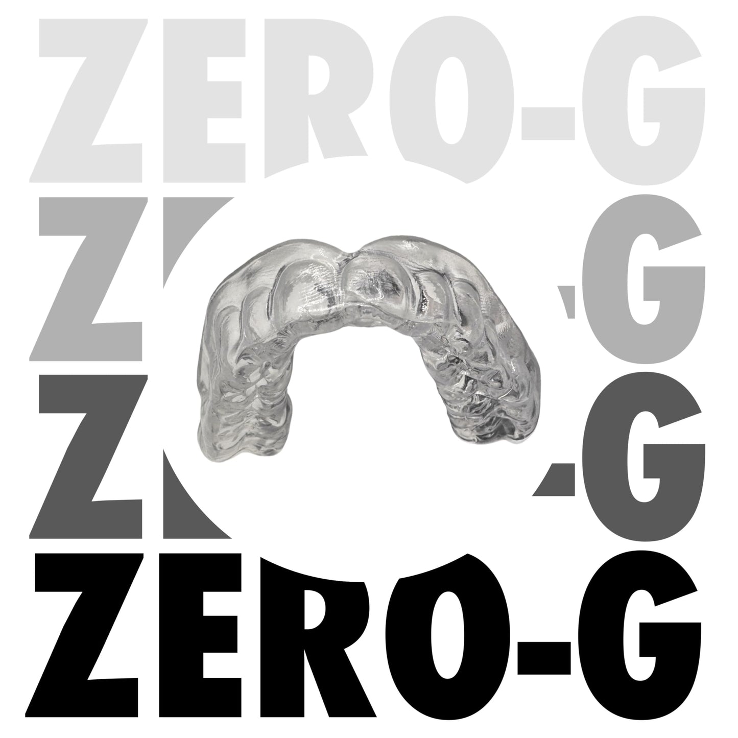 Zero-G Sports Mouthguard Clear 1-Pack - Adult Size - Boil & Bite - Basketball, Football, Soccer, Baseball, Hockey, Lacrosse