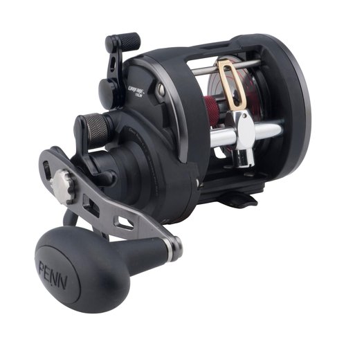 PENN Warfare Level Wind Conventional Inshore/Nearshore Fishing Reel, HT-100 Star Drag, Max of 15lb | 6.8kg, Made with Corrosion-Resistant Graphite Frame, WAR15LW