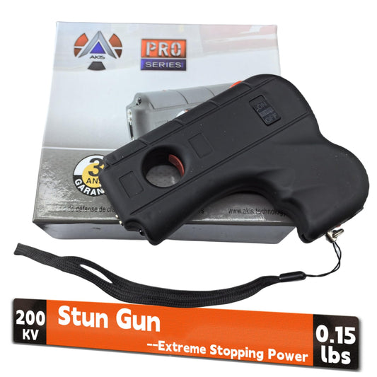 AIFIZO Stun Gun with Safety Pin Easy Cary USB Rechargeable