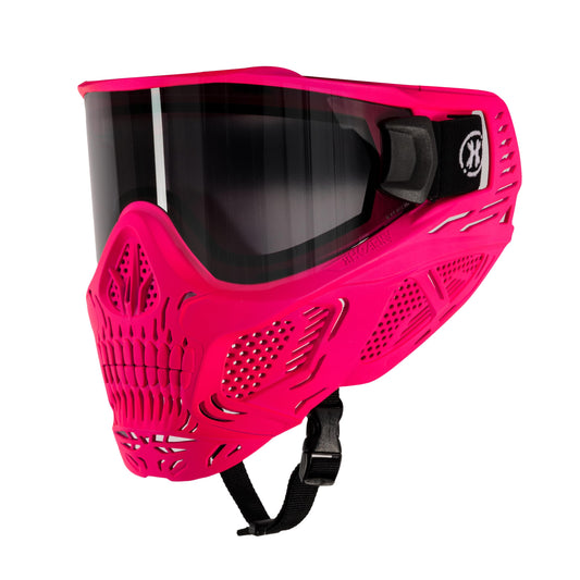 HK Army HSTL Skull Paintball Goggle/Airsoft Mask (Neon Pink, Smoke)