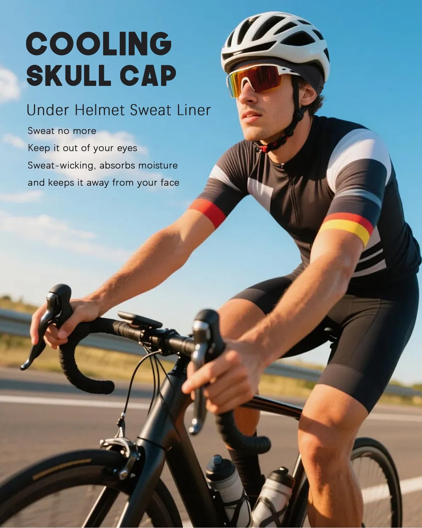 ROYBENS Cooling Skull Caps for Men, Cooling Hats for Women, Summer Beanie