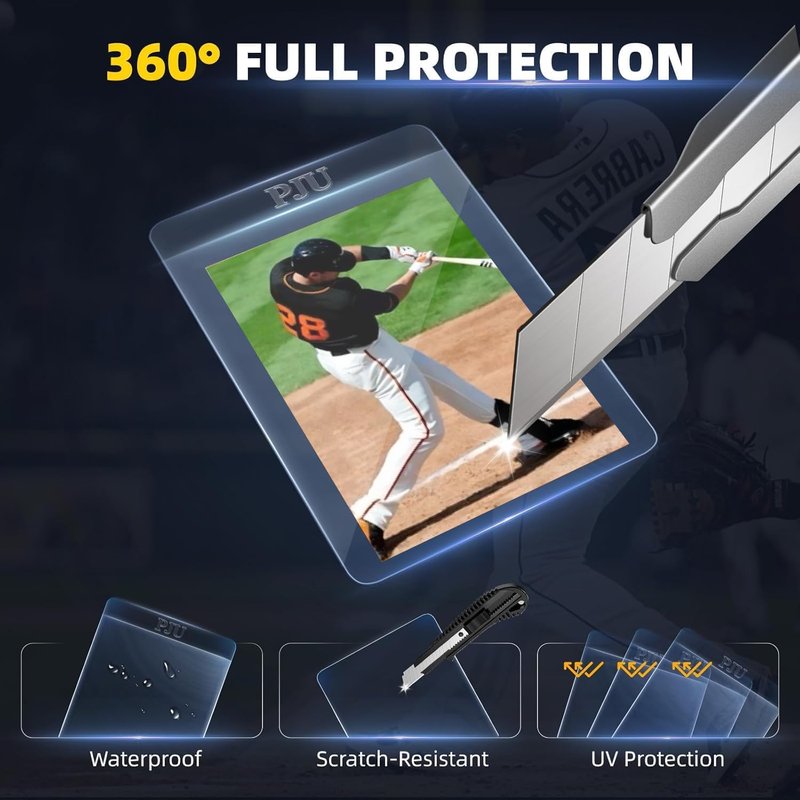 500ct Semi-Rigid Card Holders & Sleeves | Protect PSA, SGC, BGS Graded Cards
