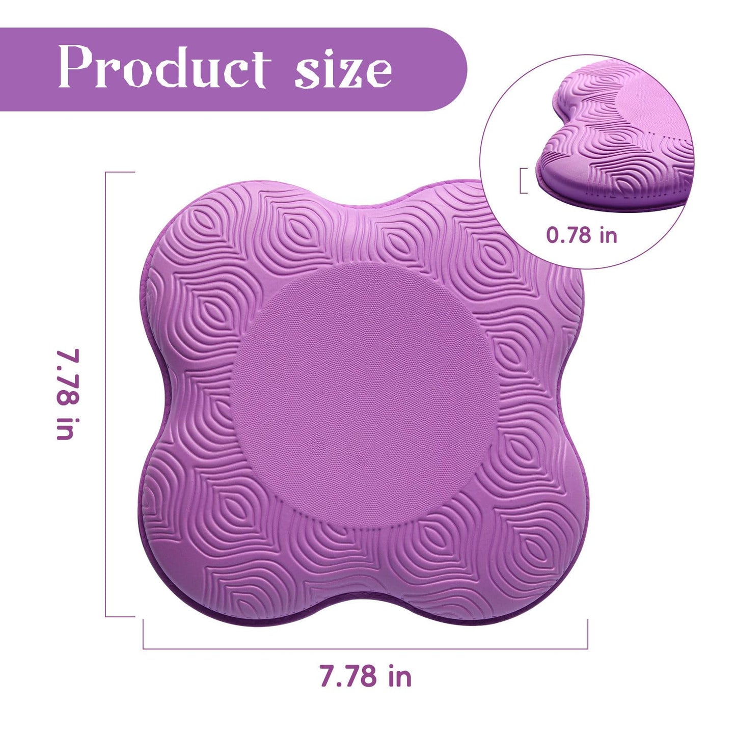MBKHFLL 2 packs Yoga Knee Pad Cushion Extra Thick for Knees Elbows Wrist Hands Head Foam Pilates Kneeling pad Yoga Knee Cushion Thick Exercise Pads for Knees Elbows Wrist Hands Head Foam Pilates