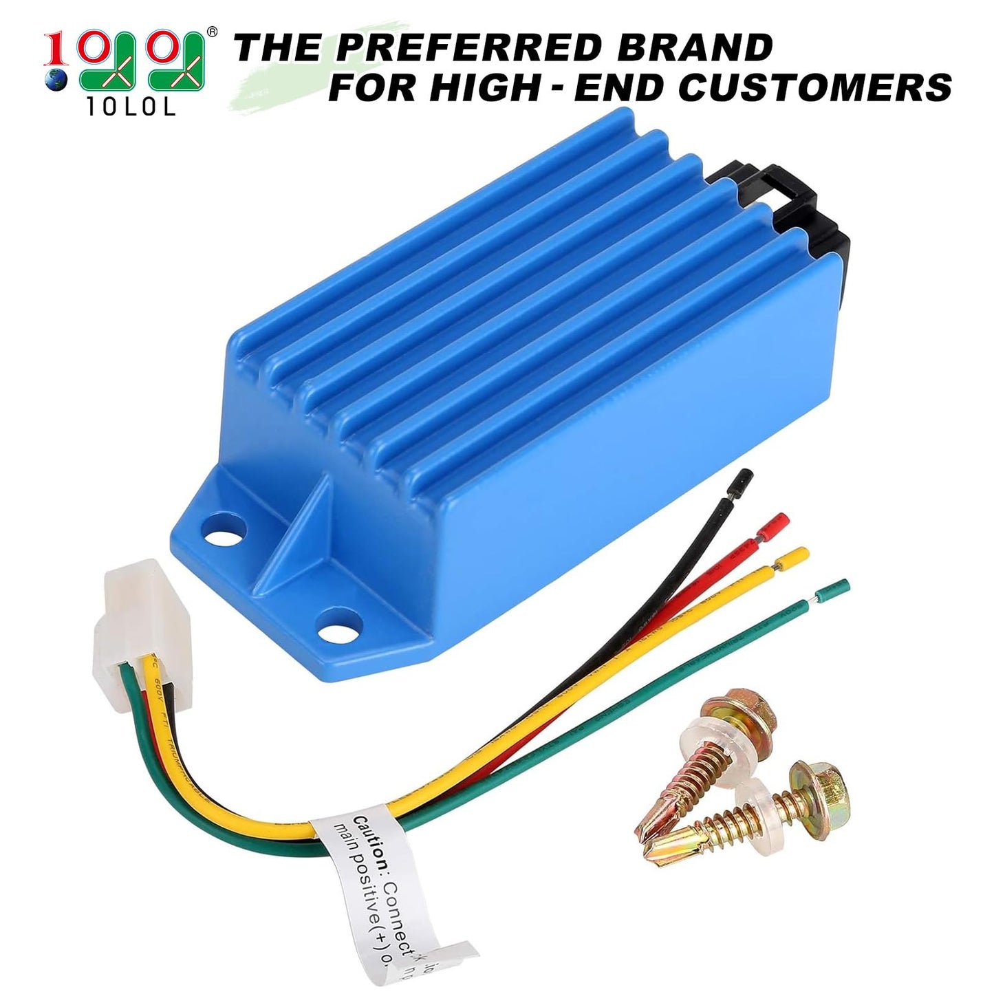 10L0L Golf Cart Voltage Reducer 36V 48V Step Down to 12V 10A 120W DC Converter Regulator Universal for Yamaha EZGO Club Car