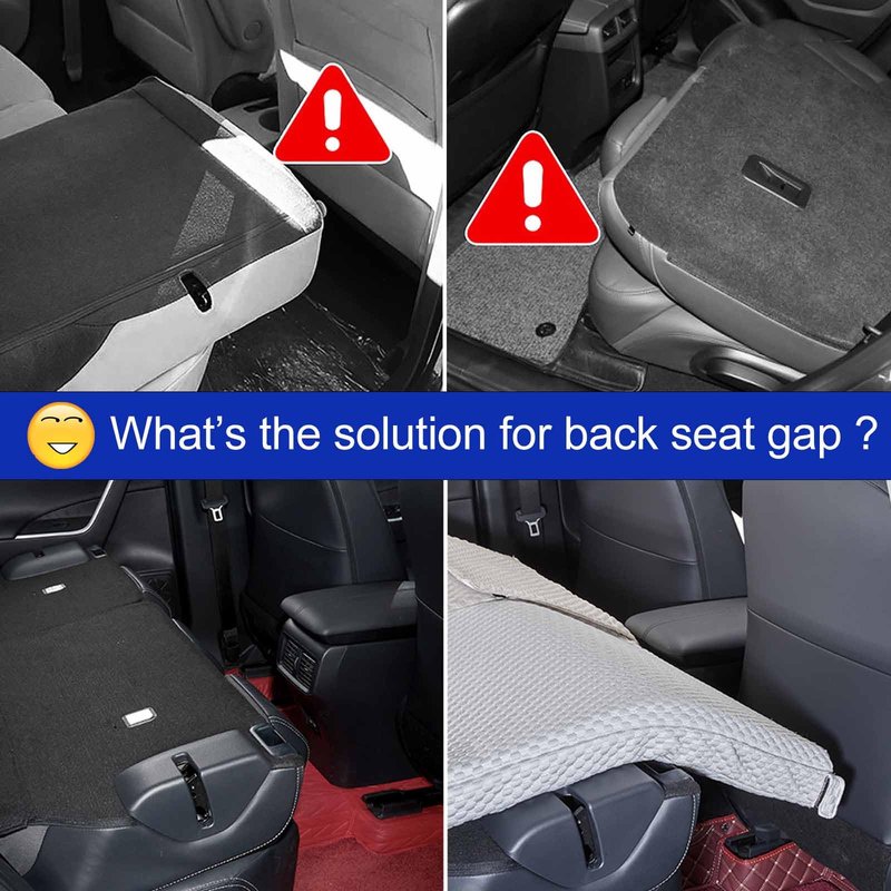 (Black) Car Camping Essentials,Increase Cargo Car Bed Space,Mattress Accessories for SUV with Flate Trunk,Tesla Model Y,RAV4,CRV,X-Trail,Outback,Highlander,Kuga,Tiguan,Cherokee,Equinox,Explorer
