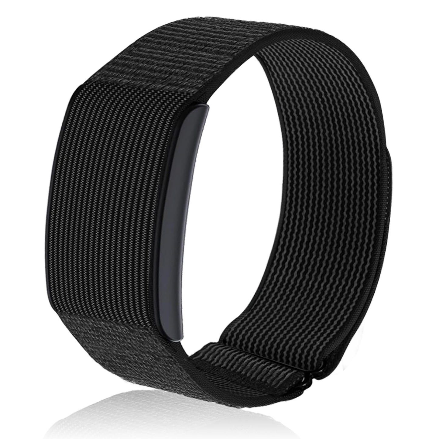 Yeahxing Strap Compatible with Amazfit Helio - Breathable Nylon Loop Sport Replacement Wristband, Adjustable Lightweight Replacement Band for All-Day Wear (Only Strap)