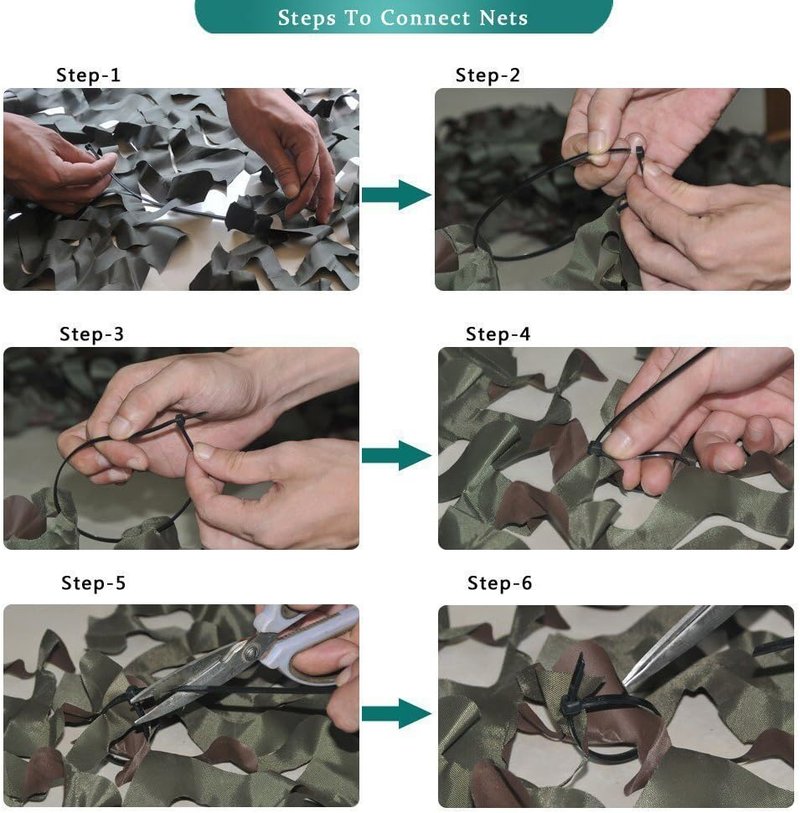 Camo Netting Roll for Hunting | Military-Grade Sunshade | Durable & Versatile 6x50 Ft
