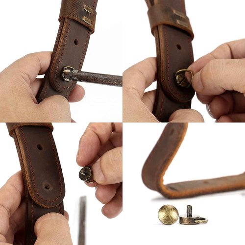 TOURBON Gun Sling Rifle Strap with Shell Holder for .30-06 .30-30 .45-70 .233