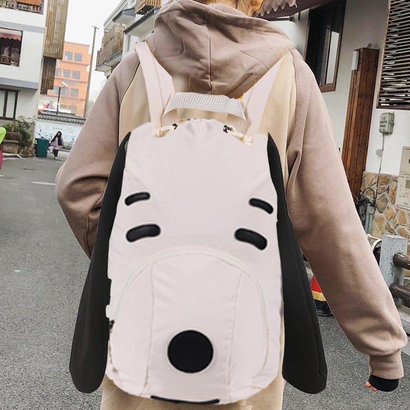 SANXIULY Aesthetic cartoon backpack for women,Cute Funny Dog Backpack anyone