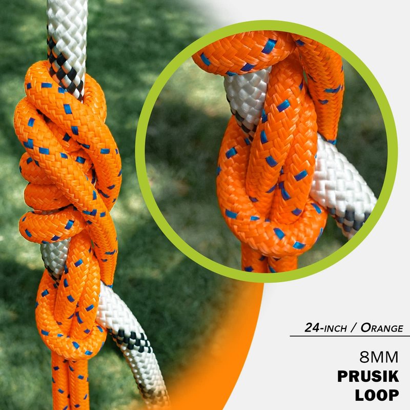 GM CLIMBING 8mm (5/16") Prusik Loop Pre-Sewn 24 inches