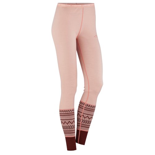 Kari Traa Women's Lokke Base Layer Bottoms - Wool Thermal Pants, Pale, X-Large