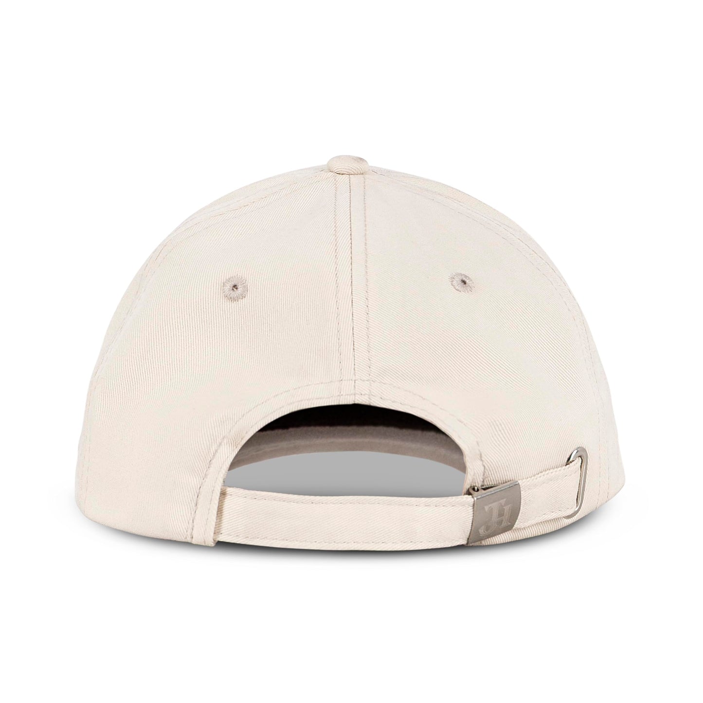 Mens Cap, Plain Baseball Cap, 100% Cotton, Adjustable Size, Casual Hat, Two Tone Color Combinations (White & Brown)