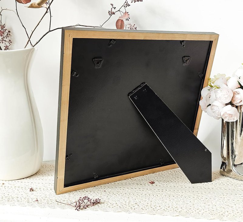 Baseball Display Card Box - 6 Graded Sports Trading Card Frames with UV Protection | Black