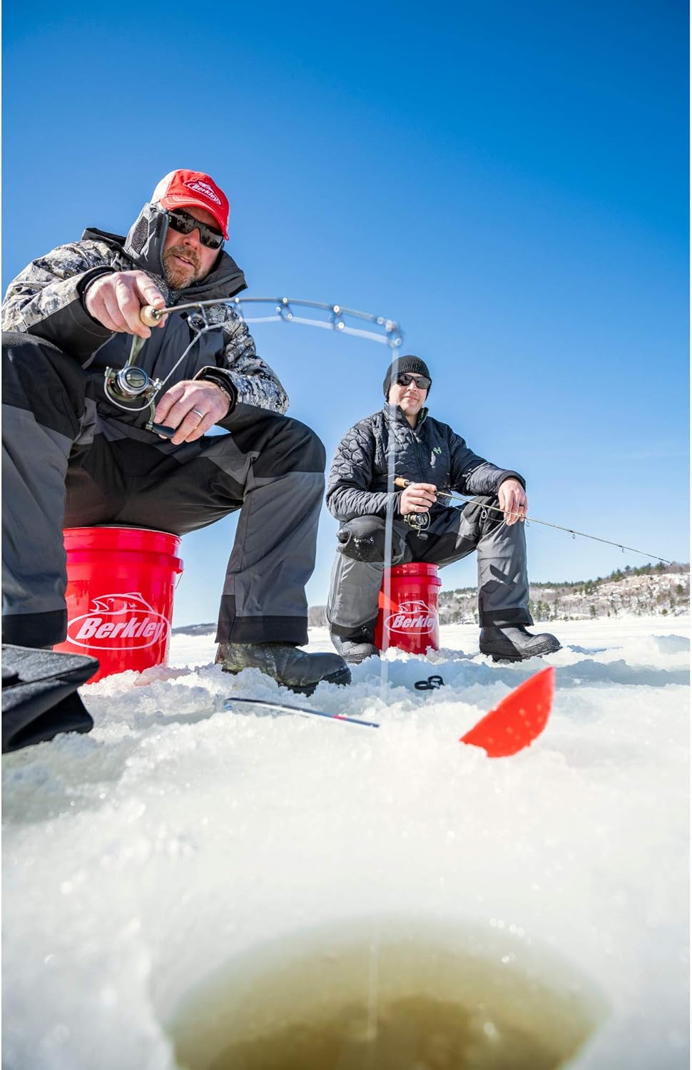 Berkley Trilene Fluorocarbon Ice Fishing Line - 100% Strong & Durable | 100 Yards