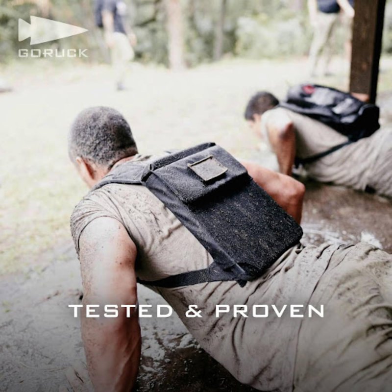 GORUCK Ruck Plate 20LB - USA Made Weighted Plates for Rucking, Strength Training & Fitness, Compatible w/Rucker & Ruck Plate Carrier